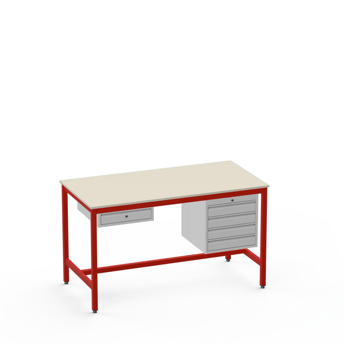 Electronics ESD Workbench | Anti-Static Worktop | Single Drawer & 4 Drawers
