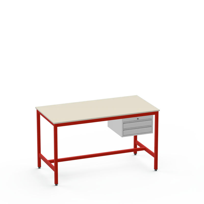 Electronics ESD Workbench | Anti-Static Worktop | 2 Drawers