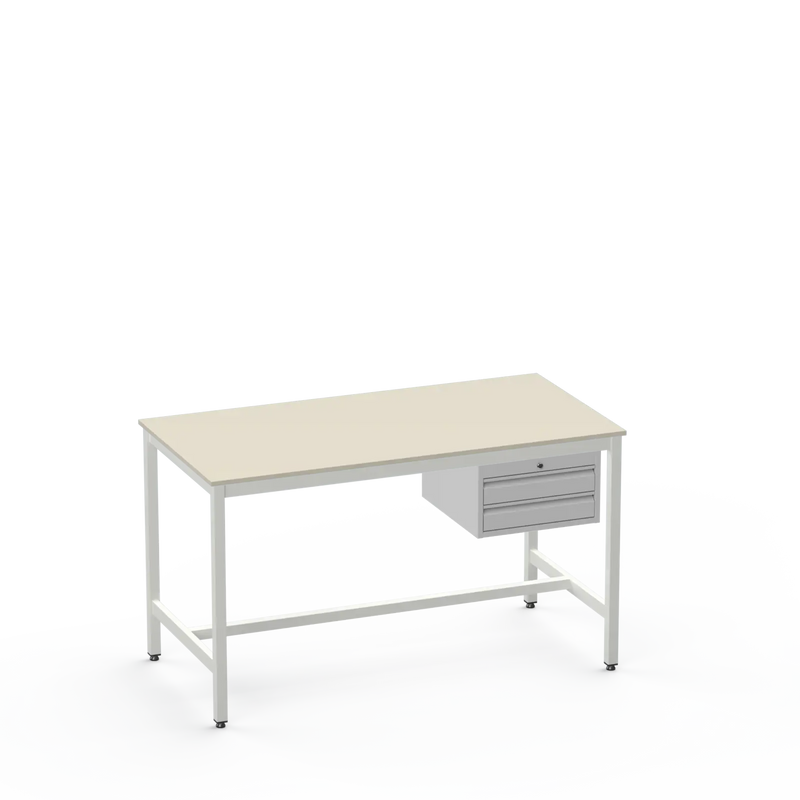 Electronics ESD Workbench | Anti-Static Worktop | 2 Drawers