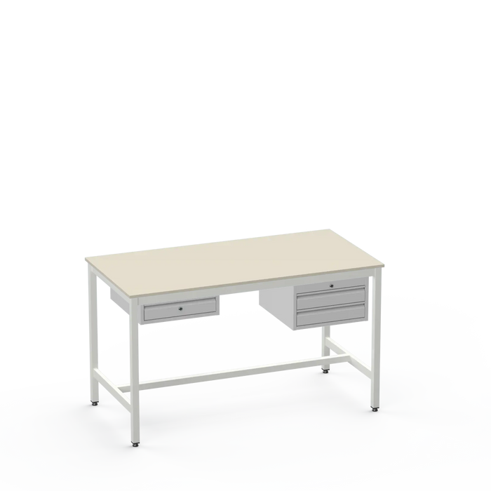 ESD Workbench | Anti-Static Worktop | 1 Drawer & 2 Drawers