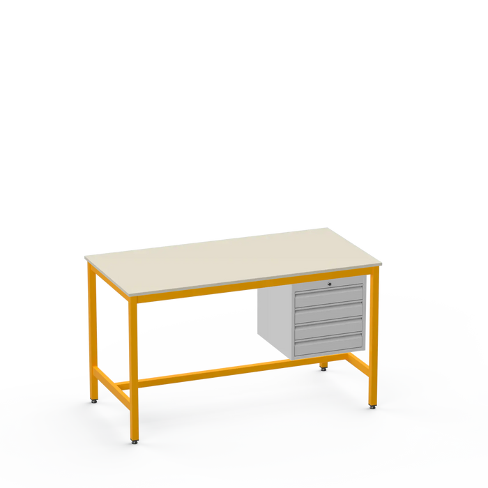 Electronics ESD Workbench | Anti-Static Worktop | 4 Drawers
