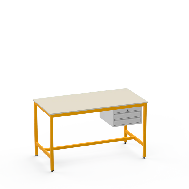 Electronics ESD Workbench | Anti-Static Worktop | 2 Drawers