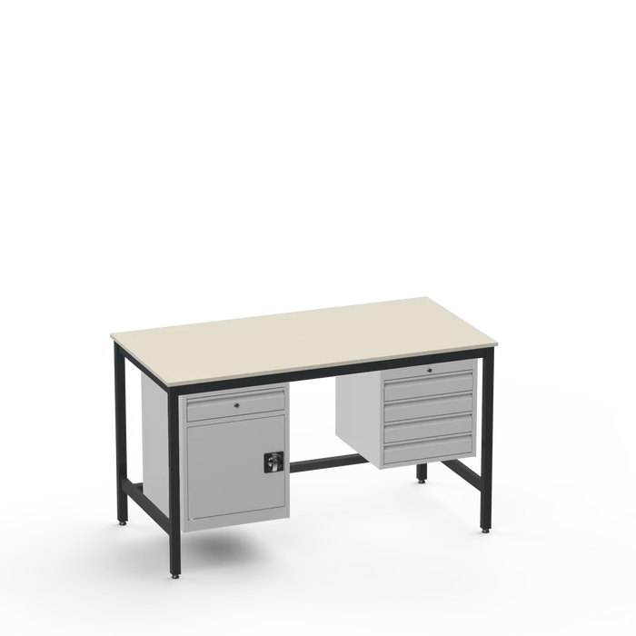 Electronics ESD Workbench | Anti-Static Worktop | Cupboard With Drawer & 4 Drawers
