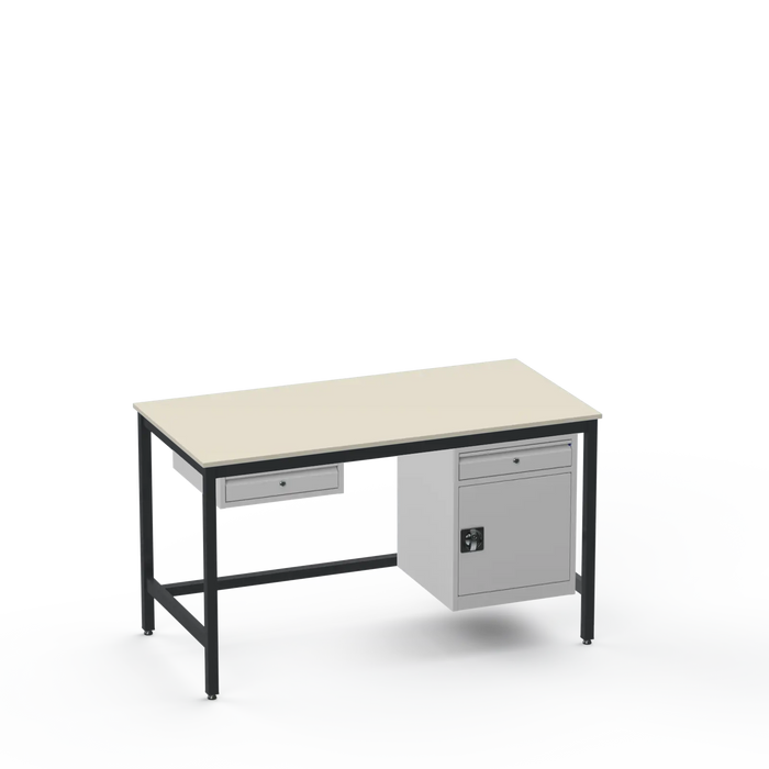 Electronics ESD Workbench | Anti-Static Worktop | 1 Drawer & Cupboard With Drawer
