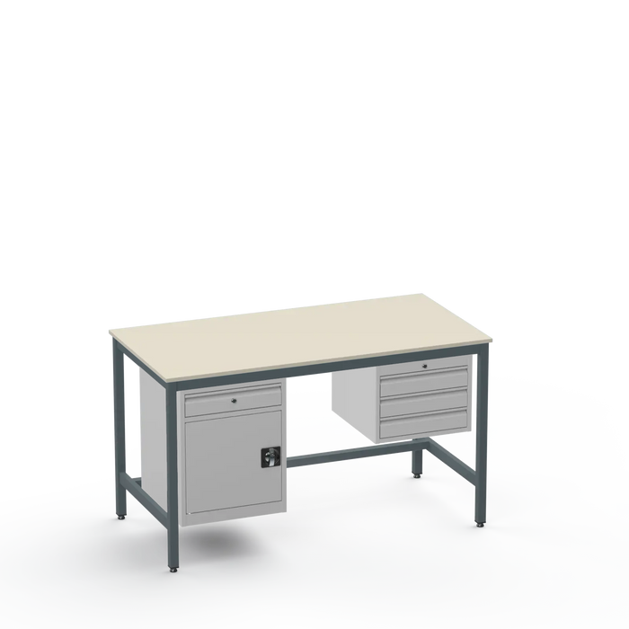 Electronics ESD Workbench | Anti-Static Worktop | Cupboard With Drawer & 3 Drawers