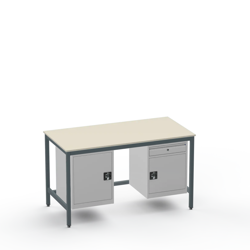 Electronics ESD Workbench | Anti-Static Worktop | Cupboard & Cupboard With Drawer