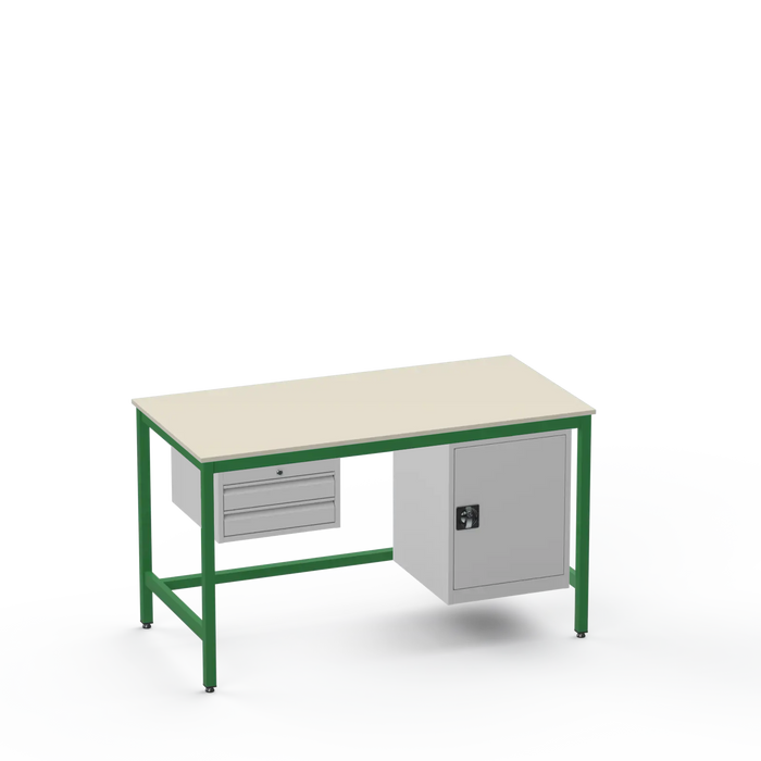 ESD Workbench | Anti-Static Worktop | 2 Drawers & Cupboard