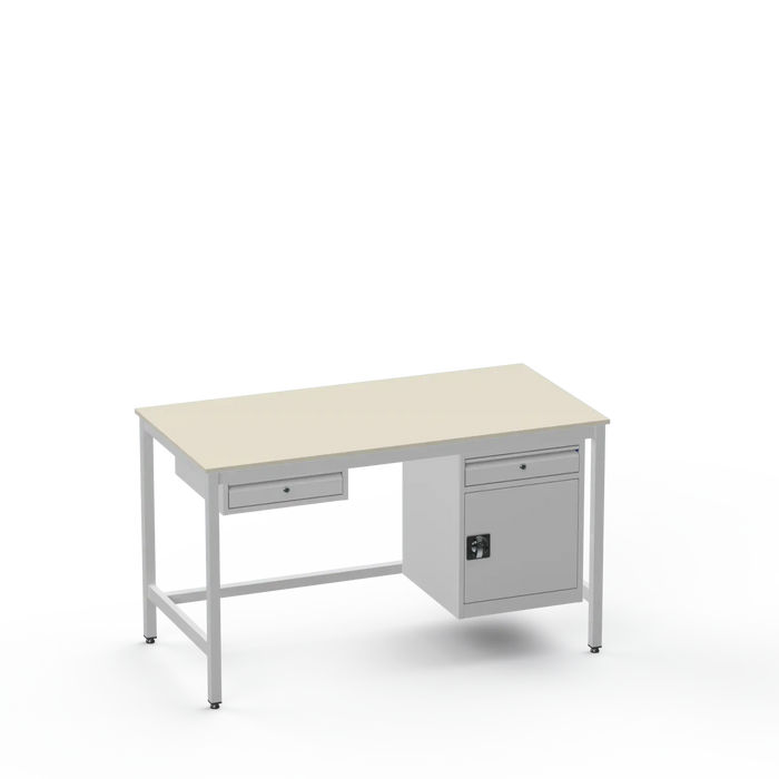 Electronics ESD Workbench | Anti-Static Worktop | 1 Drawer & Cupboard With Drawer