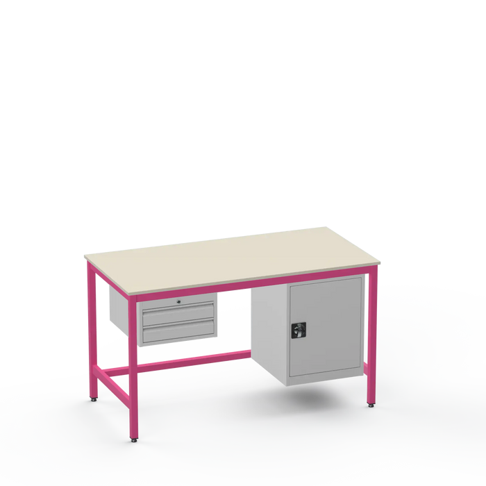 ESD Workbench | Anti-Static Worktop | 2 Drawers & Cupboard