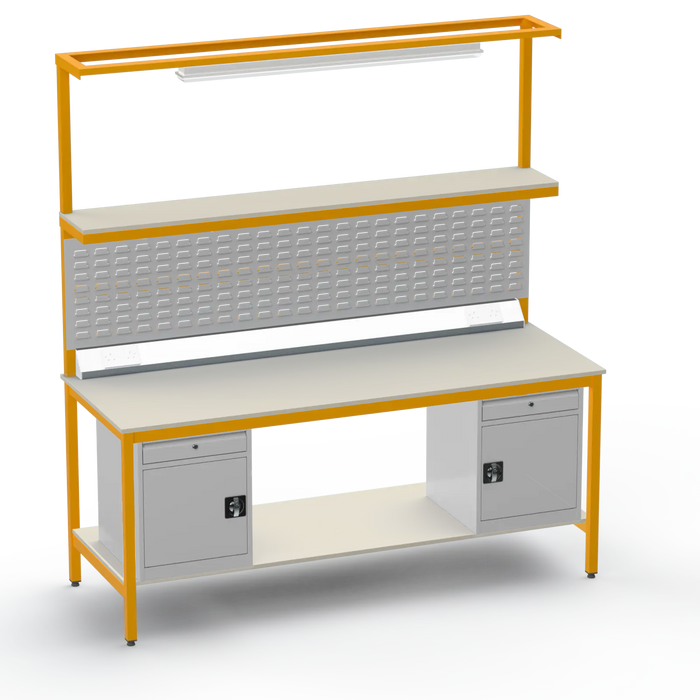 Electronics ESD Workbench | Anti-Static Worktop | Twin Cupboards With Drawer