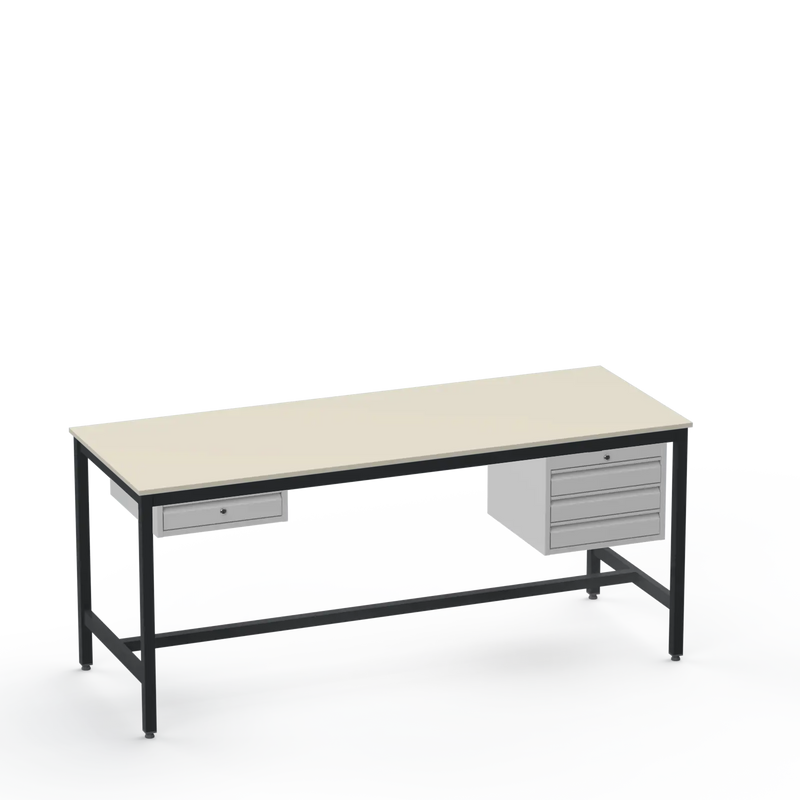 Electronics ESD Workbench | Anti-Static Worktop | Single Drawer & 3 Drawers