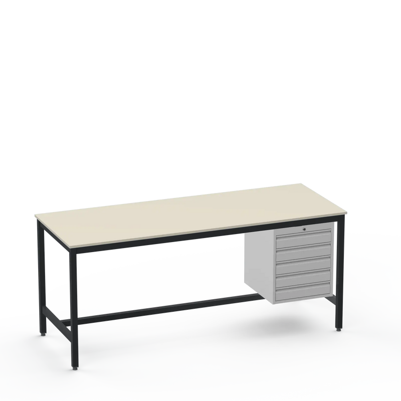 Electronics ESD Workbench | Anti-Static Worktop | 5 Drawers
