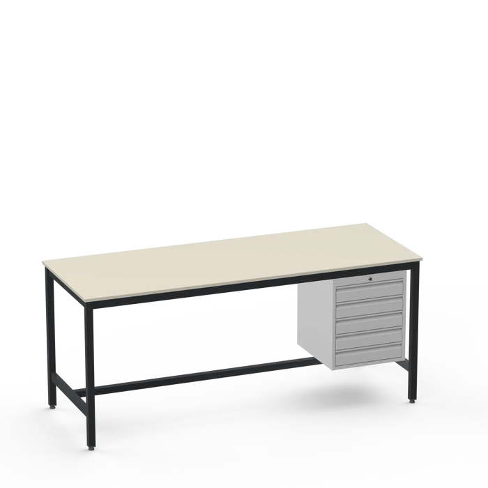 Electronics ESD Workbench | Anti-Static Worktop | 5 Drawers