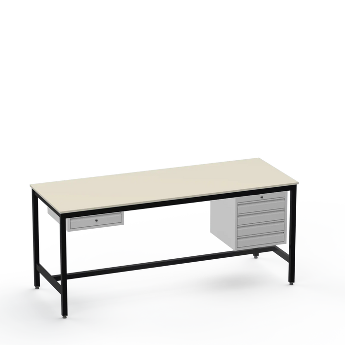 Electronics ESD Workbench | Anti-Static Worktop | Single Drawer & 4 Drawers