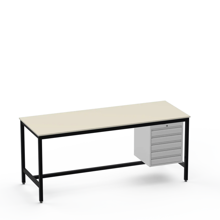 Electronics ESD Workbench | Anti-Static Worktop | 5 Drawers
