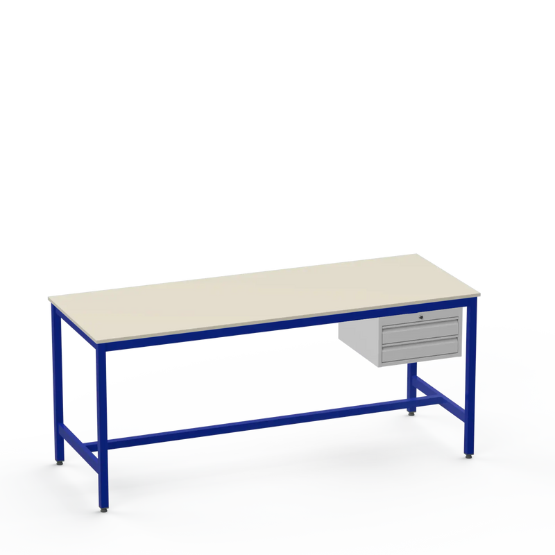 Electronics ESD Workbench | Anti-Static Worktop | 2 Drawers