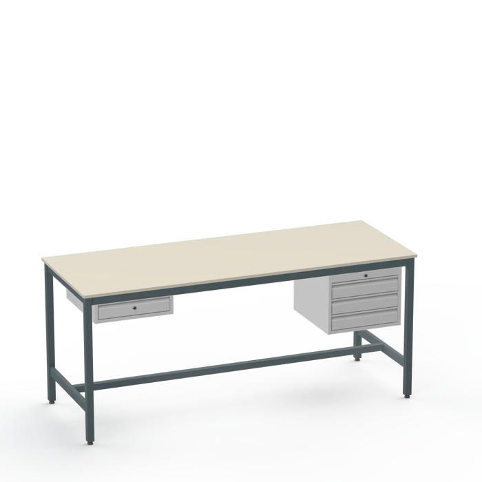 Electronics ESD Workbench | Anti-Static Worktop | Single Drawer & 3 Drawers