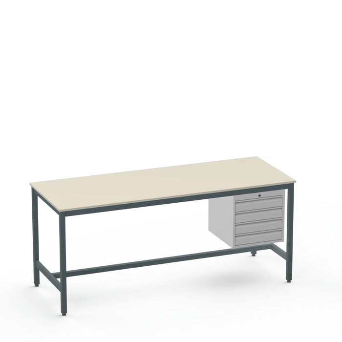 Electronics ESD Workbench | Anti-Static Worktop | 4 Drawers