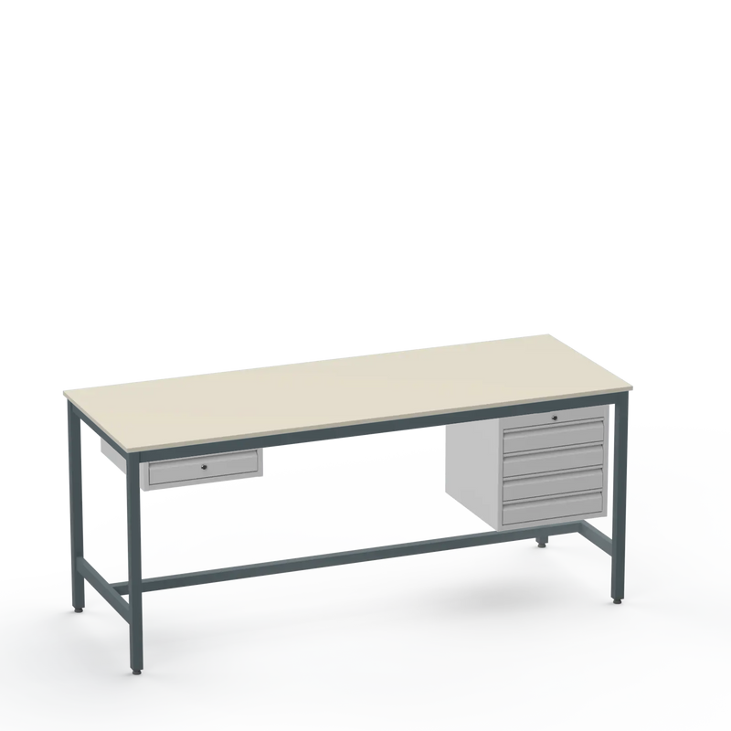 Electronics ESD Workbench | Anti-Static Worktop | Single Drawer & 4 Drawers