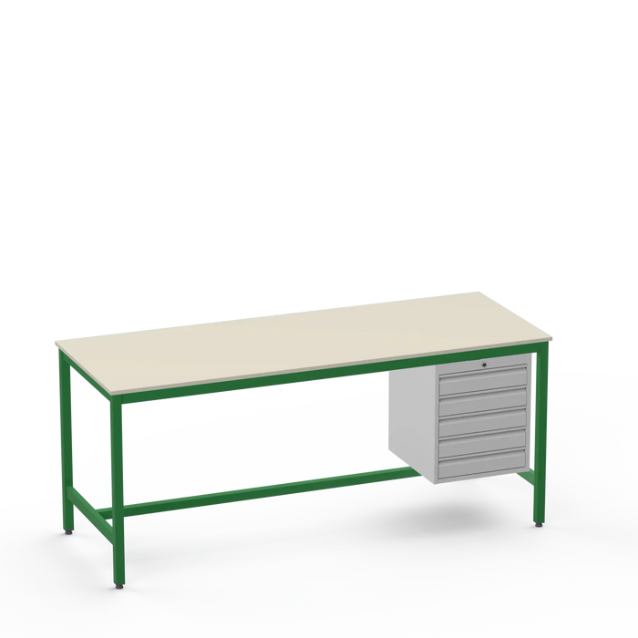 Electronics ESD Workbench | Anti-Static Worktop | 5 Drawers