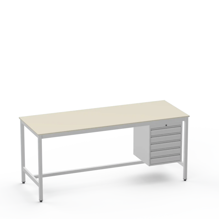 Electronics ESD Workbench | Anti-Static Worktop | 5 Drawers