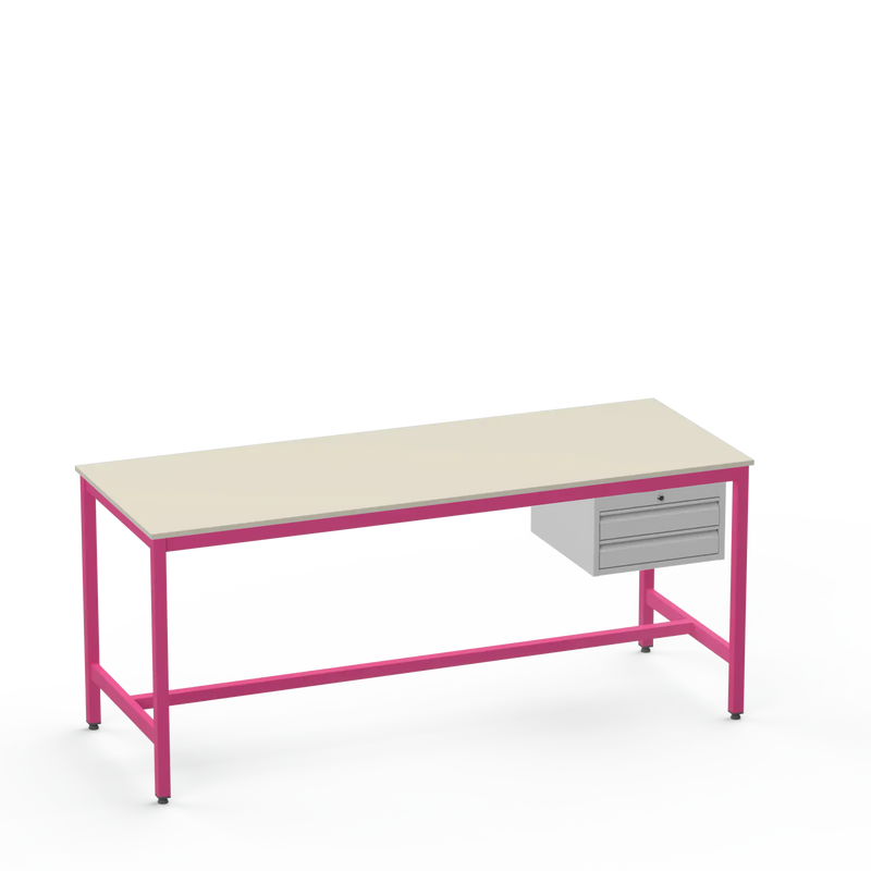 Electronics ESD Workbench | Anti-Static Worktop | 2 Drawers