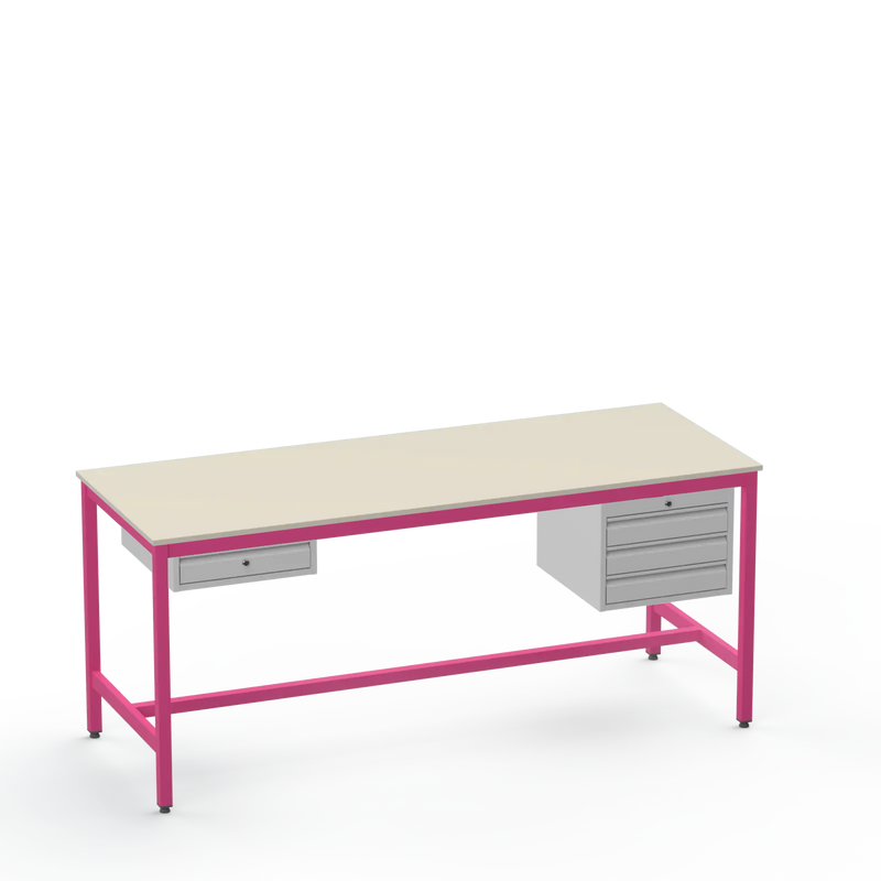 Electronics ESD Workbench | Anti-Static Worktop | Single Drawer & 3 Drawers