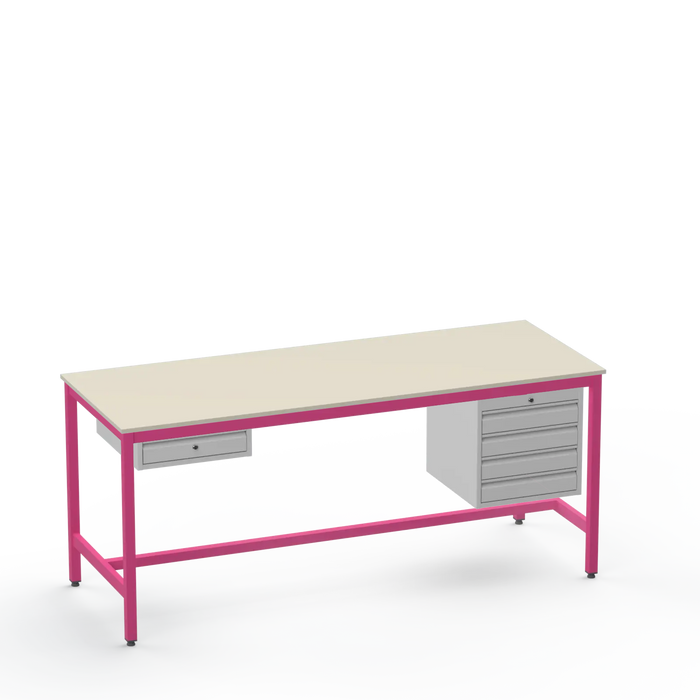 Electronics ESD Workbench | Anti-Static Worktop | Single Drawer & 4 Drawers