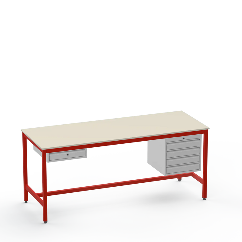Electronics ESD Workbench | Anti-Static Worktop | Single Drawer & 4 Drawers