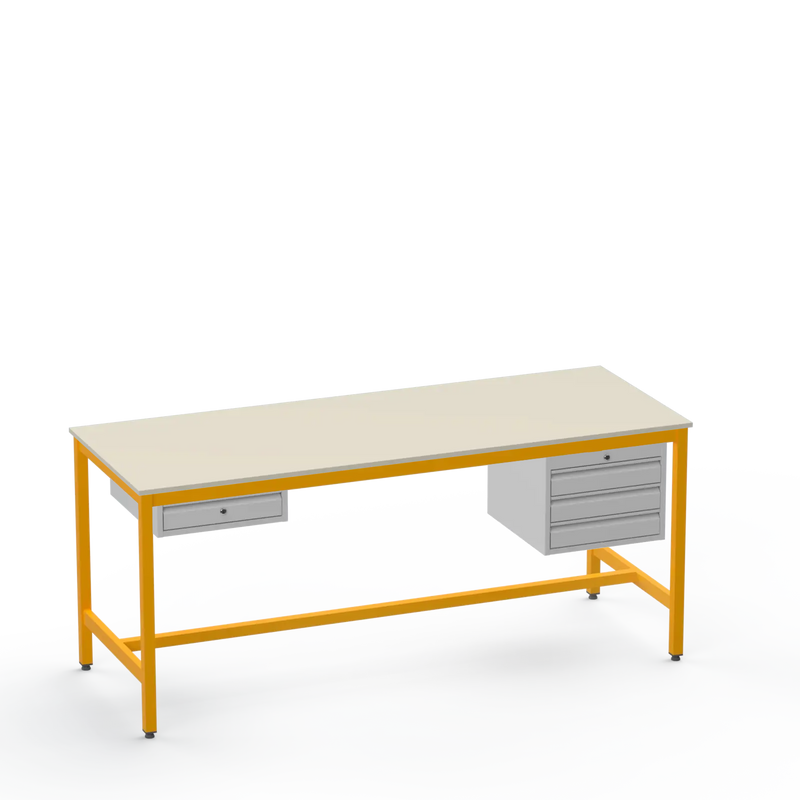 Electronics ESD Workbench | Anti-Static Worktop | Single Drawer & 3 Drawers