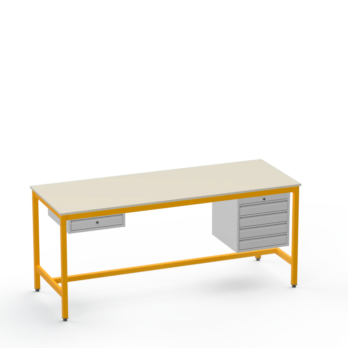 Electronics ESD Workbench | Anti-Static Worktop | Single Drawer & 4 Drawers
