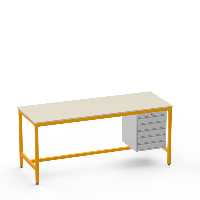 Electronics ESD Workbench | Anti-Static Worktop | 5 Drawers