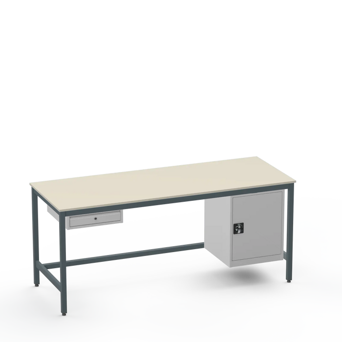 Electronics ESD Workbench | Anti-Static Worktop | Drawer & Cupboard