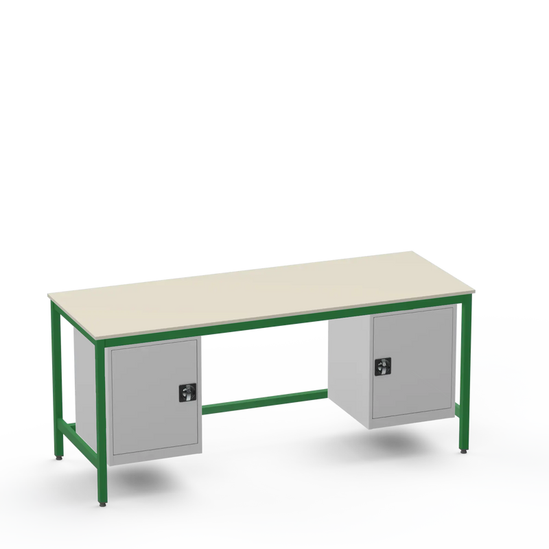 ESD Workbench | Anti-Static Worktop | Twin Cupboards