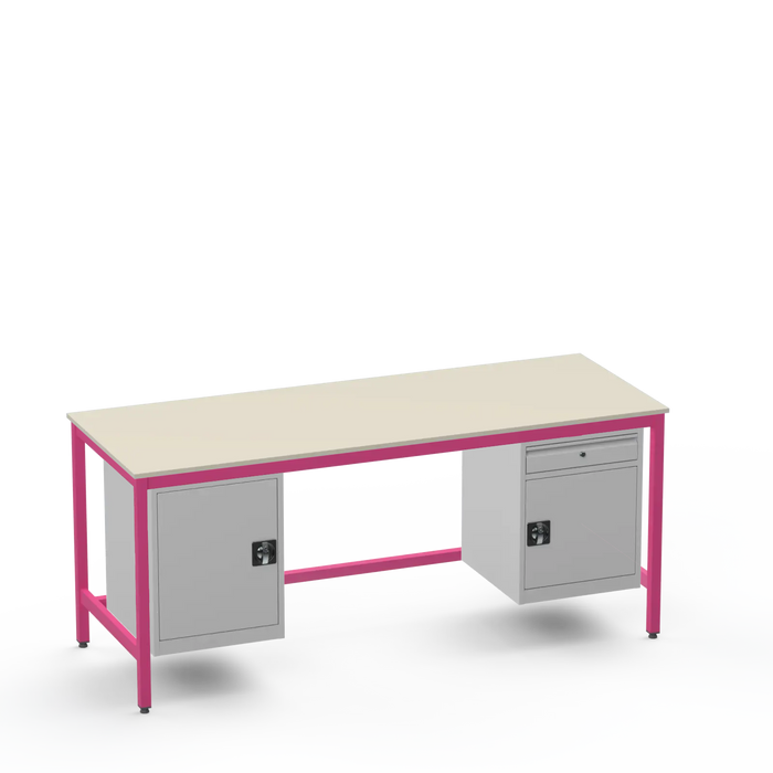 Electronics ESD Workbench | Anti-Static Worktop | Cupboard & Cupboard With Drawer