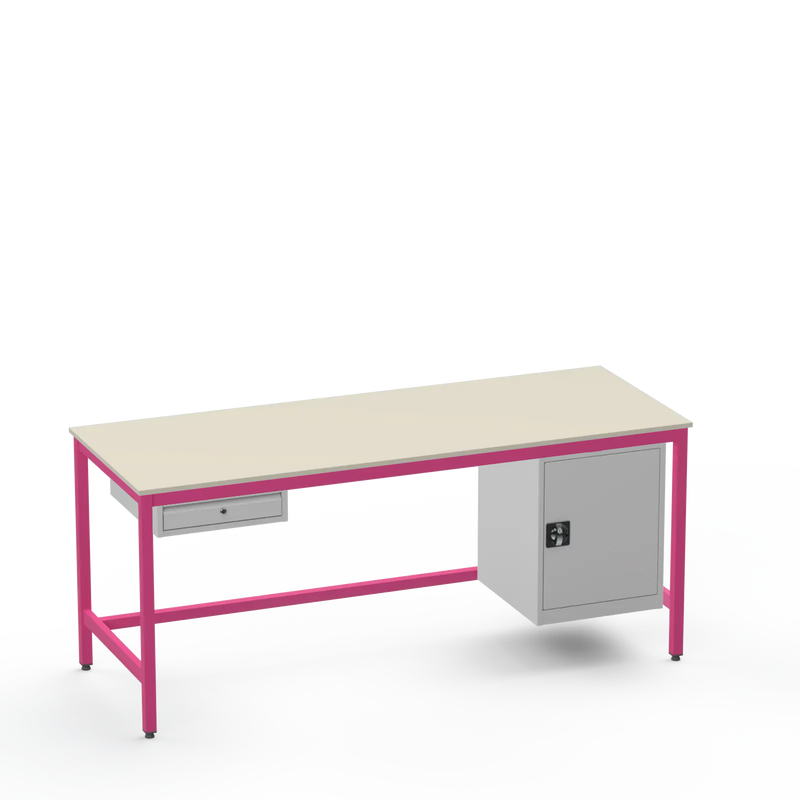 Electronics ESD Workbench | Anti-Static Worktop | Drawer & Cupboard