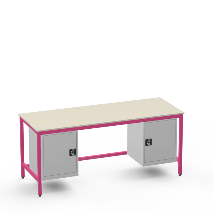 ESD Workbench | Anti-Static Worktop | Twin Cupboards