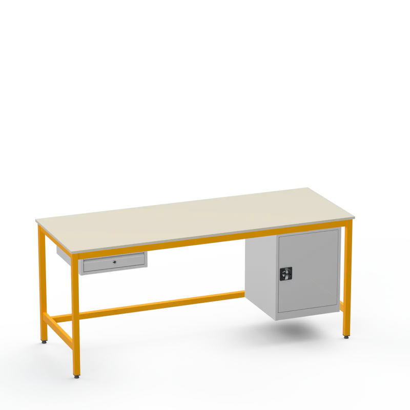 Electronics ESD Workbench | Anti-Static Worktop | Drawer & Cupboard