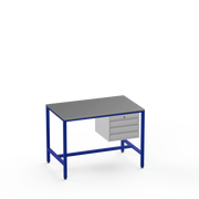 Medium Duty Workbench | Steel Worktop | 3 Drawers