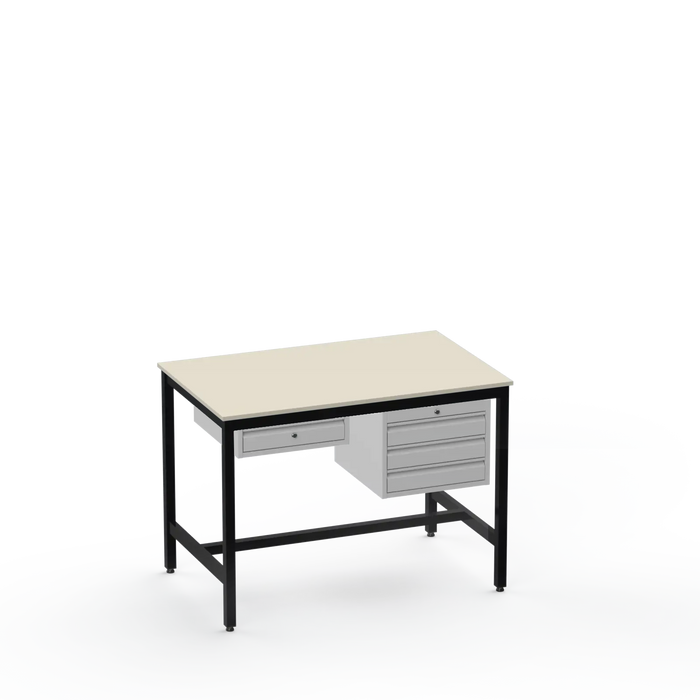 Medium Duty Workbench | Laminate Worktop | 1 & 3 Drawer Units