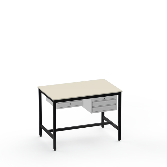 Medium Duty Workbench | Laminate Worktop | 1 Drawer Storage Unit & 2 Drawer Units
