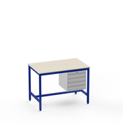 Medium Duty Workbench | Laminate Worktop | 4 Drawers