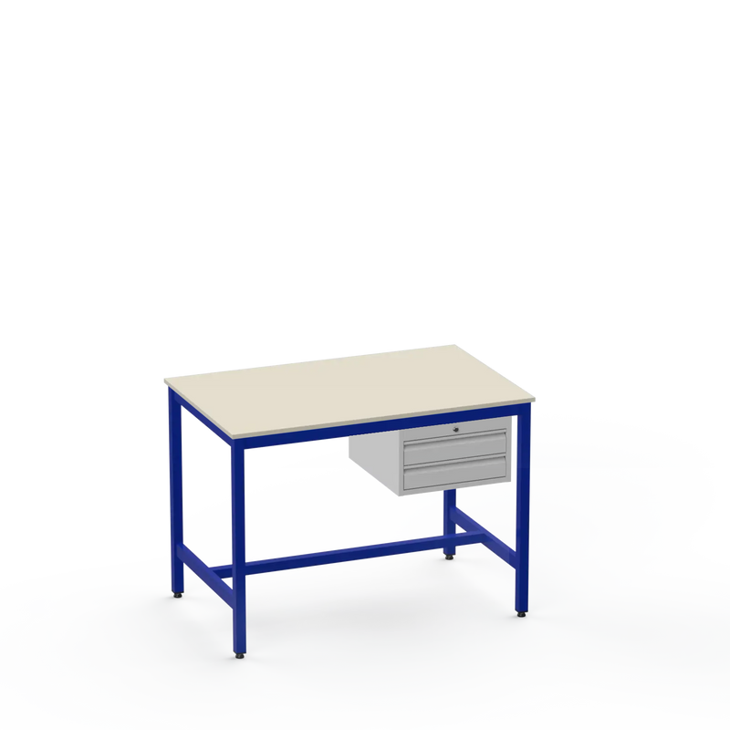 Medium Duty Workbench | Laminate Worktop | 2 Drawers