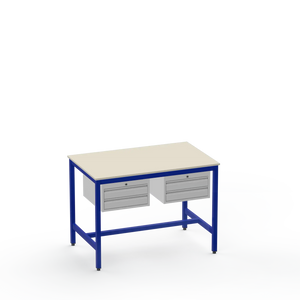 Medium Duty Workbench | Laminate Worktop | 4 Drawers