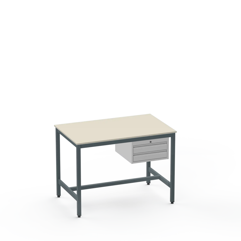 Medium Duty Workbench | Laminate Worktop | 2 Drawers