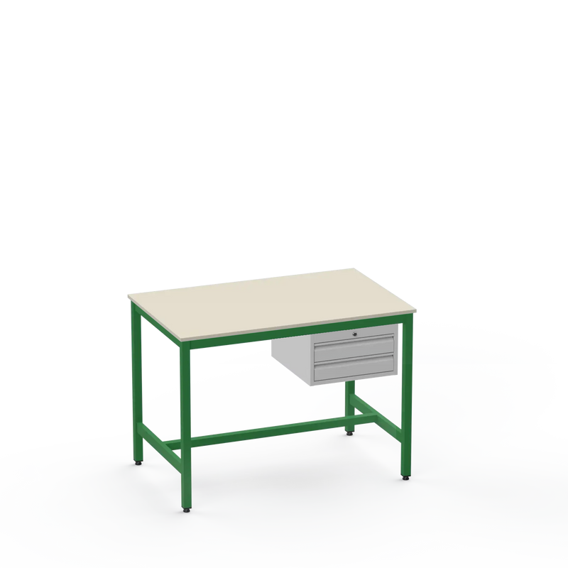 Medium Duty Workbench | Laminate Worktop | 2 Drawers