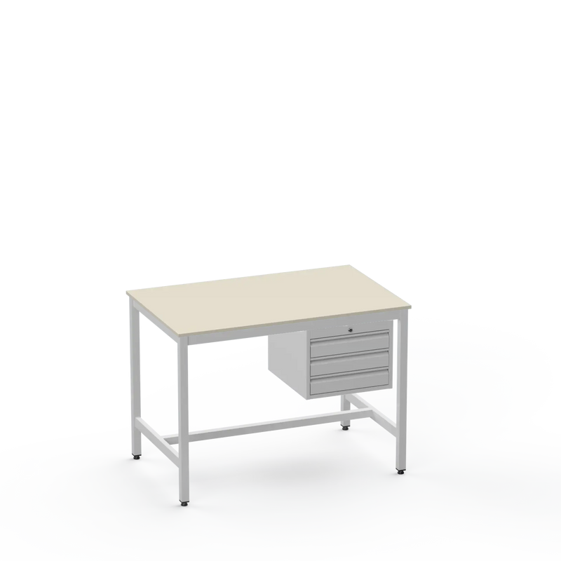 Medium Duty Workbench | Laminate Worktop | 3 Drawers