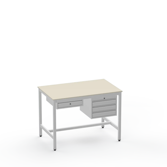 Medium Duty Workbench | Laminate Worktop | 1 & 3 Drawer Units