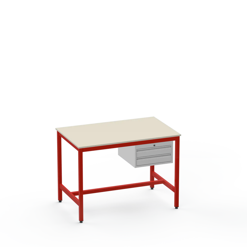 Medium Duty Workbench | Laminate Worktop | 2 Drawers