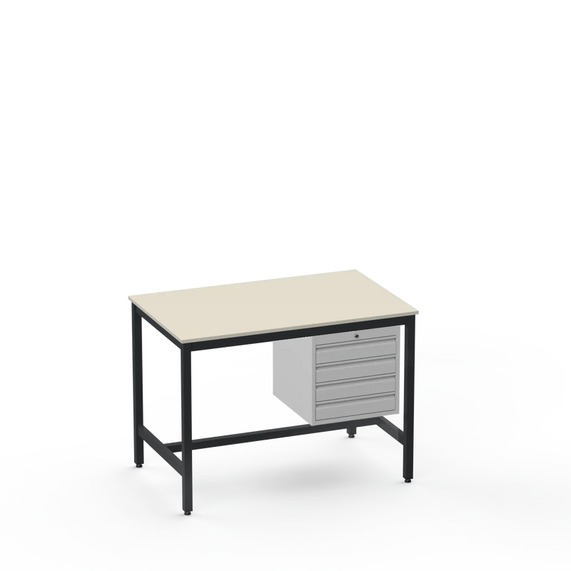Medium Duty Workbench | Laminate Worktop | 4 Drawers